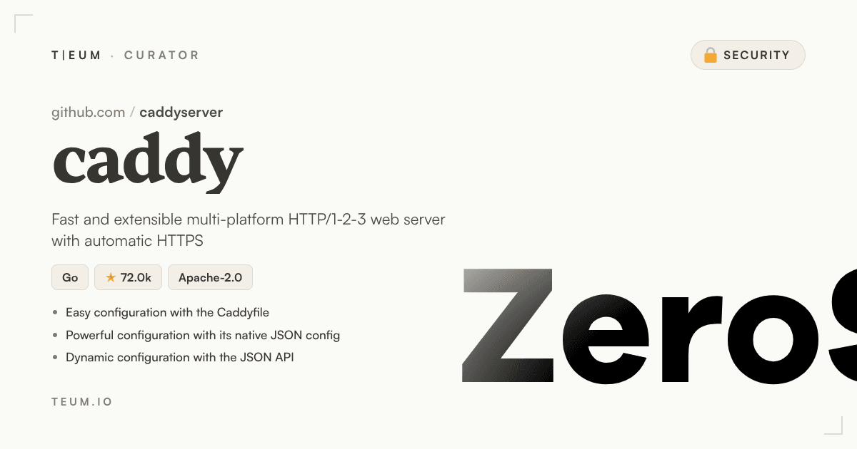 Caddy: The Web Server That Handles TLS So You Don't Have To